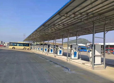 廣西賀州富川汽車(chē)充電站120kw160kw充電樁項(xiàng)目案例(圖3)